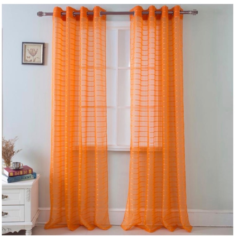 Karen Sheer Grommet-Top Single Curtain Panel_ORSHR